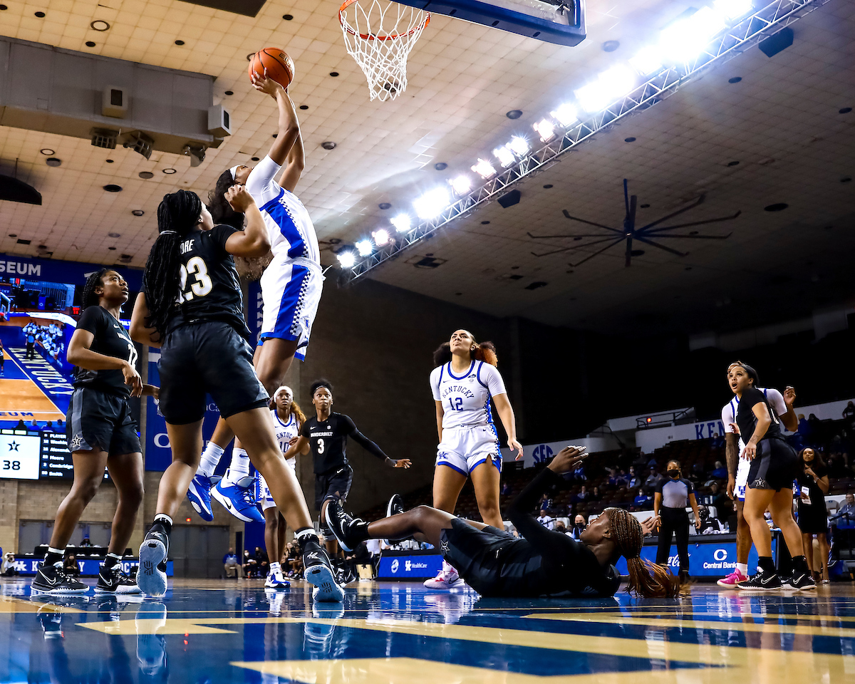 Nyah Leveretter.

Kentucky beats Vanderbilt 69-65.

Photo by Eddie Justice | UK Athletics