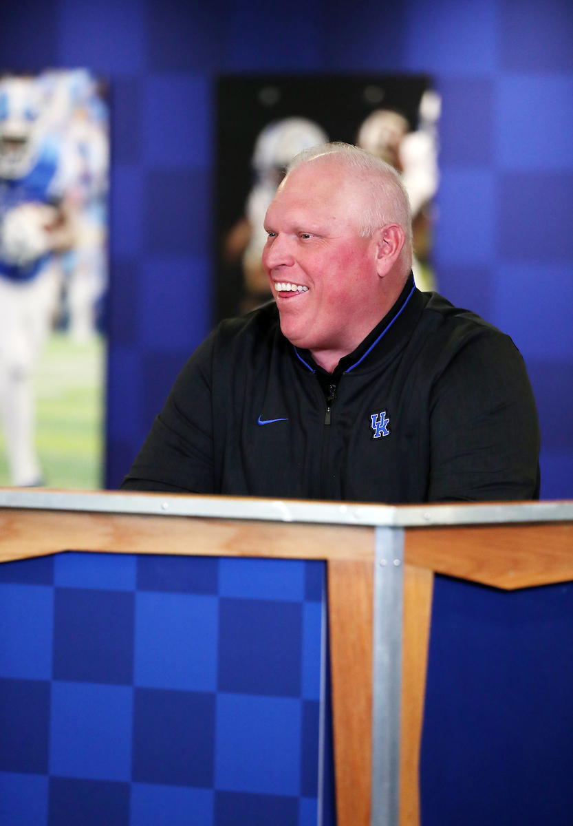 Coach Schlarmann

Football National Signing Day. 

Photo by Britney Howard  | UK Athletics