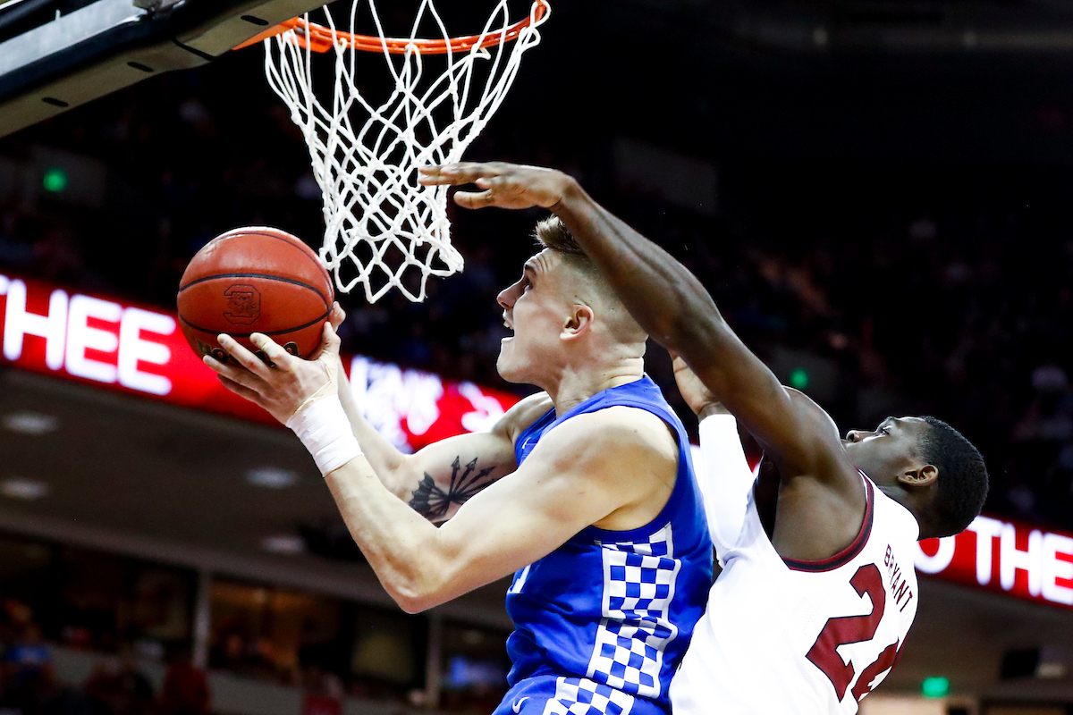 Nate Sestina.

Kentucky falls to South Carolina, 81-78.


Photo by Chet White | UK Athletics
