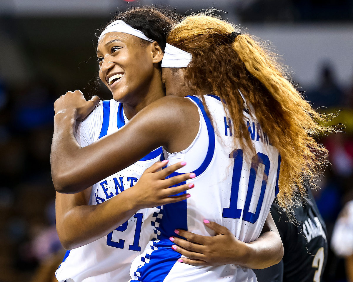 Nyah Leveretter. Rhyne Howard.

Kentucky beats Vanderbilt 69-65.

Photo by Eddie Justice | UK Athletics