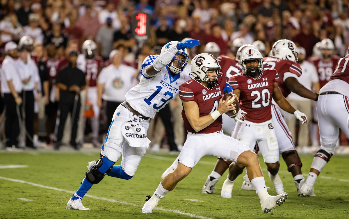 JJ Weaver

Kentucky beats South Carolina, 16-10.

Photo by Jacob Noger | UK Athletics