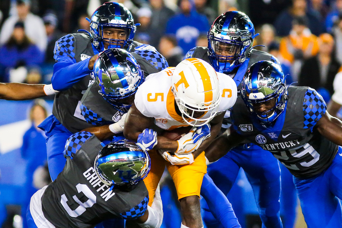 Jordan Griffin.

Kentucky falls to Tennessee 17-13.

Photo by Sarah Caputi | UK Athletics