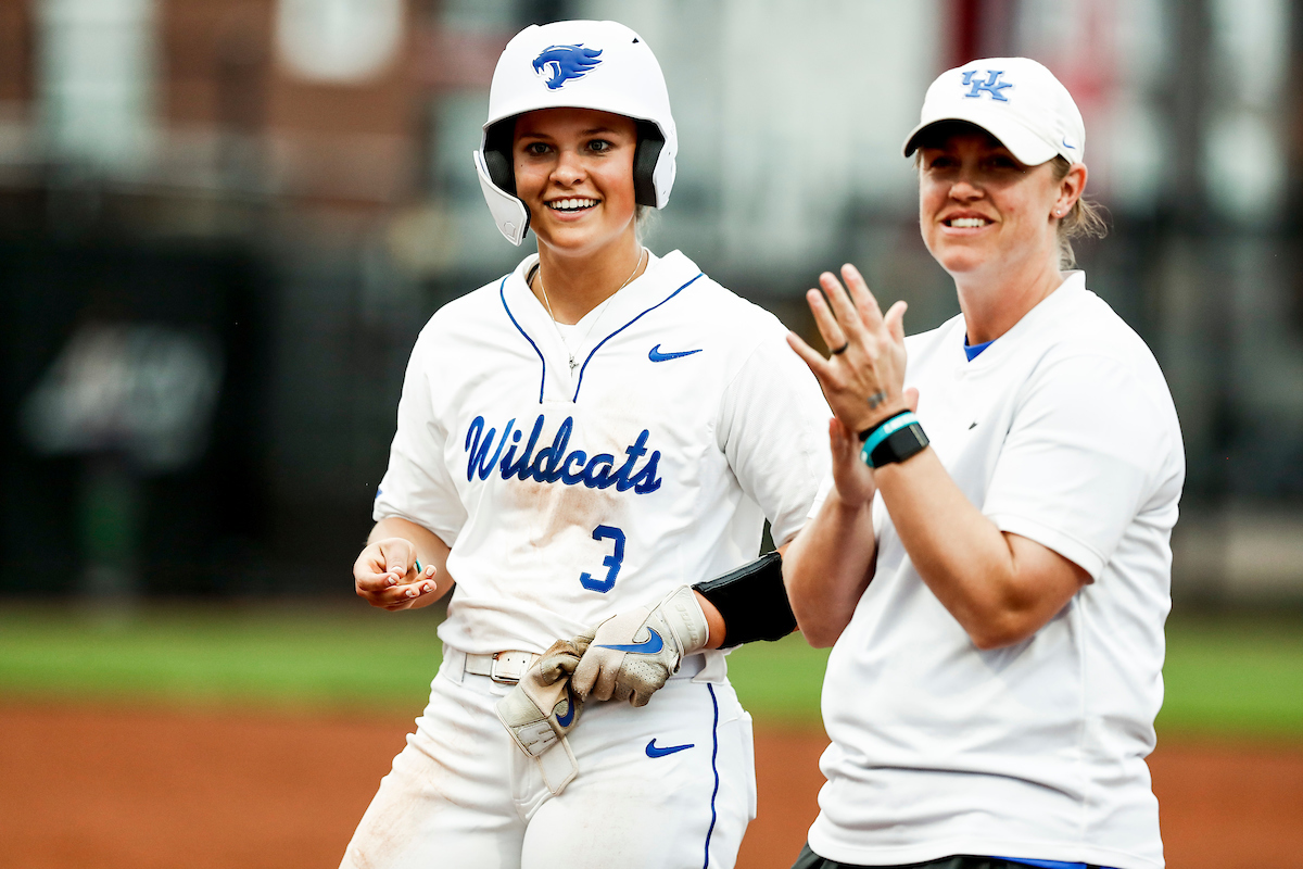 Taylor Ebbs. Molly Belcher.

Kentucky beat Louisville 9-0.

Photos by Chet White | UK Athletics