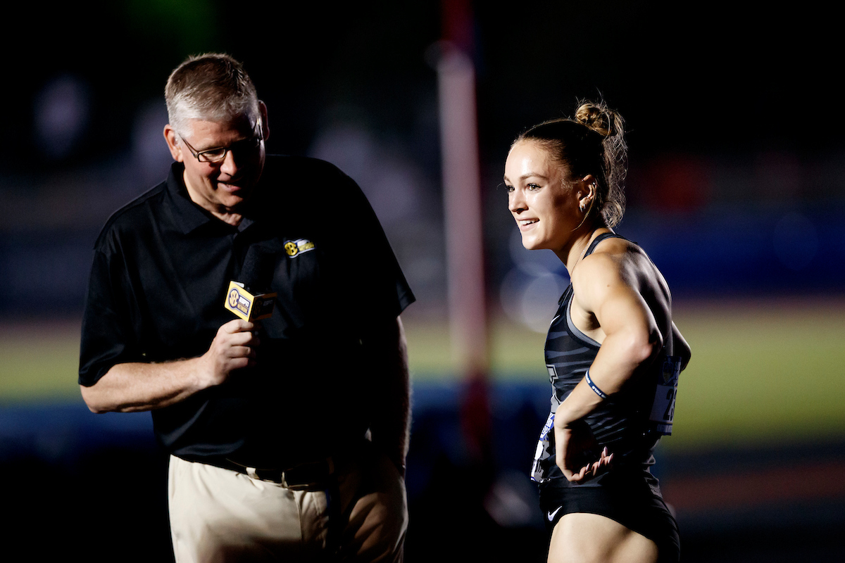 Abby Steiner. John Anderson.

SEC Outdoor Track and Field Championships Day 1.

Photo by Elliott Hess | UK Athletics