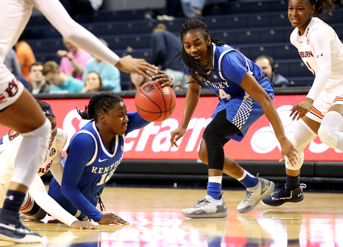 The UK Women's Basketball team beat Auburn.
Photo by Britney Howard | UK Athletics