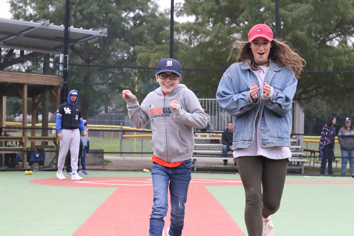 The Baseball team spends the morning with a group of kids in the Miracle League on Saturday, October 13th at Shillito Park.

Photos by Noah J. Richter | UK Athletics