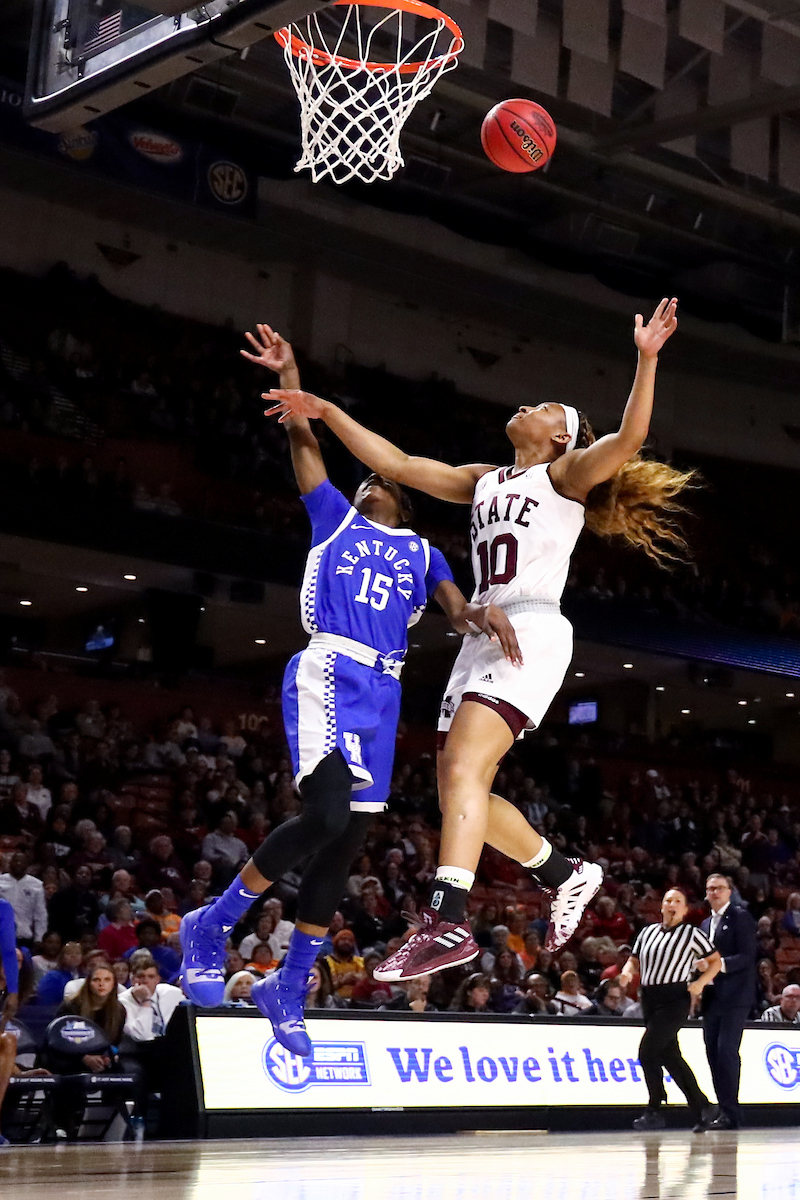 Chasity Patterson. 

Kentucky falls to Mississippi State 77-59.

Photo by Eddie Justice | UK Athletics