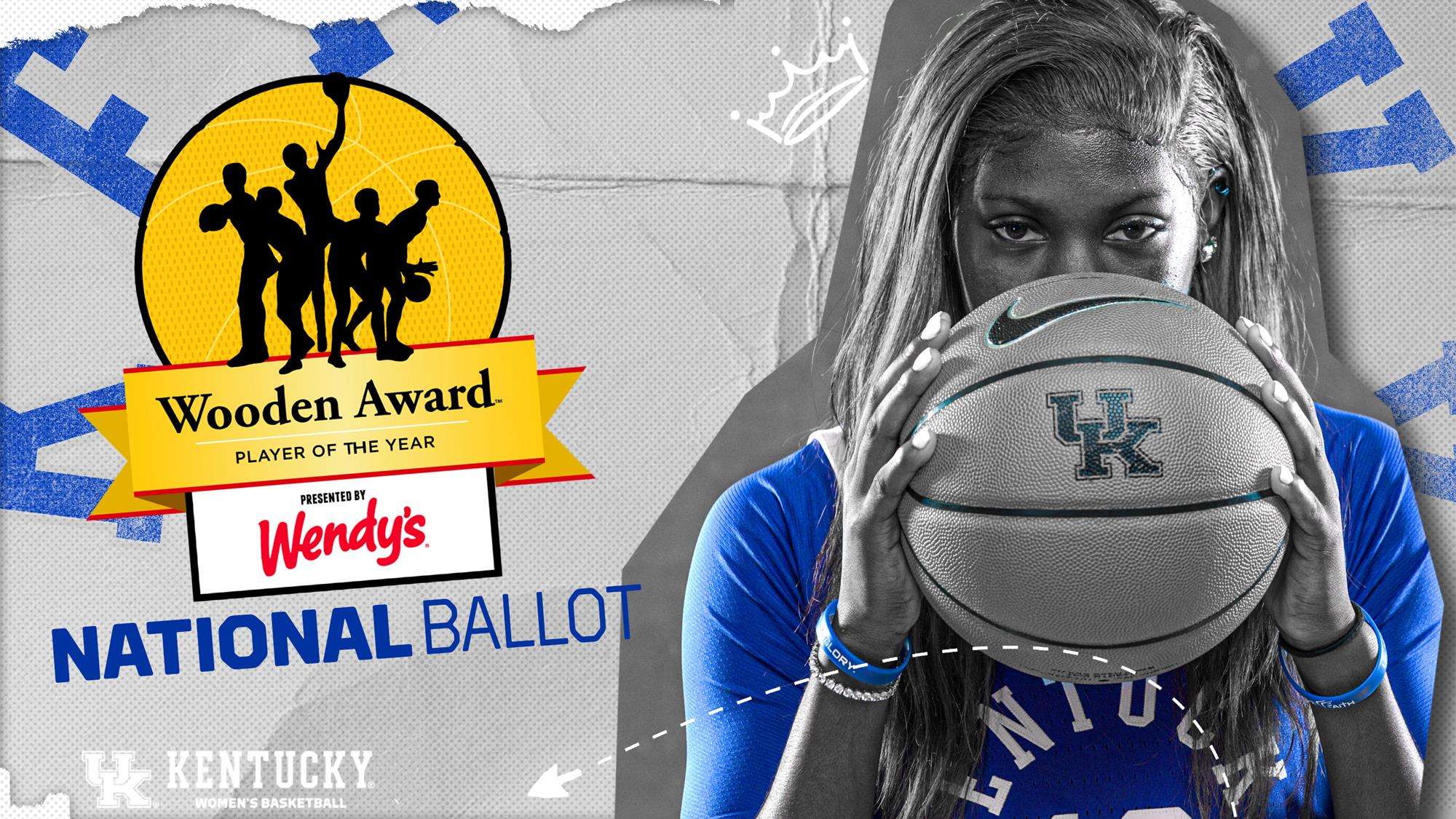 Rhyne Howard Placed on John R. Wooden Award National Ballot