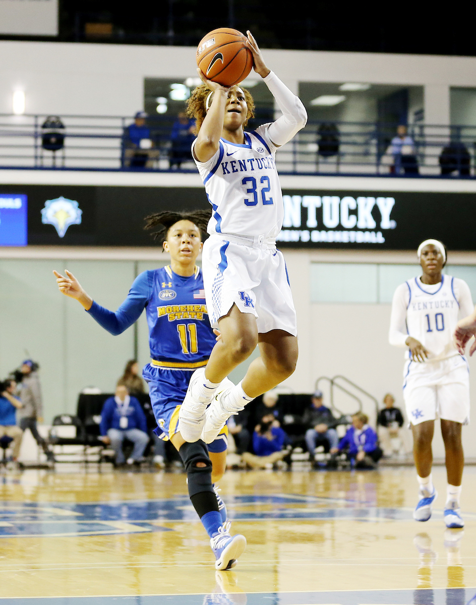 Jaida Roper

UK women's basketball beats Morehead State. 

Photo by Britney Howard  | UK Athletics