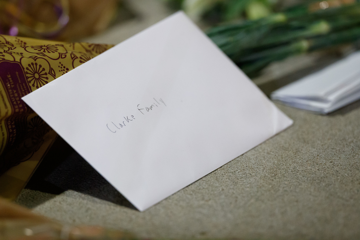 Terrence Clarke candlelight vigil.

Photo by Elliott Hess | UK Athletics