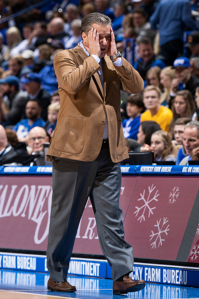 John Calipari.

UK men's basketball beat Winthrop University 87-74 on Wednesday, November 21, 2018.

Photo by Chet White | UK Athletics