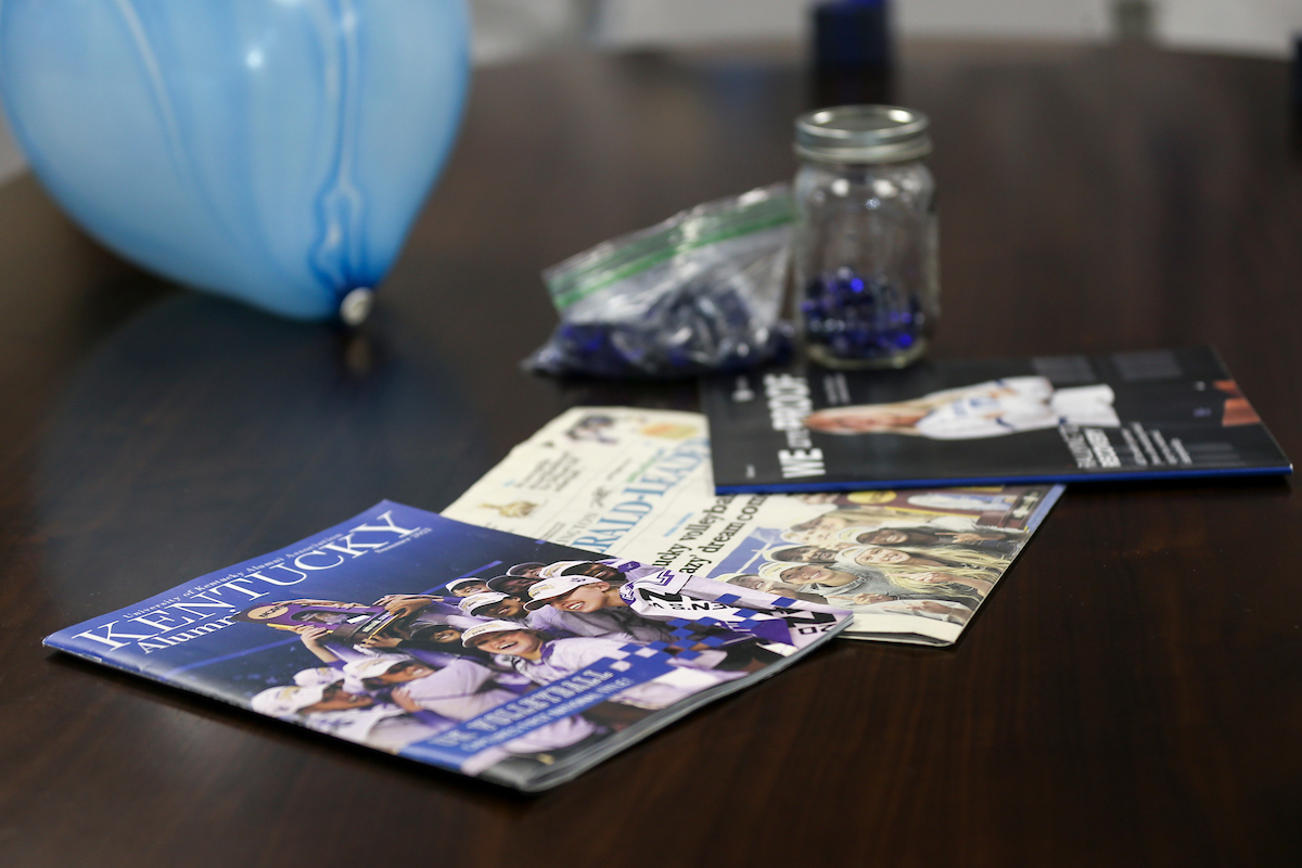 Kentucky Volleyball receives their National Championship rings.

Photo by Grace Bradley | UK Athletics