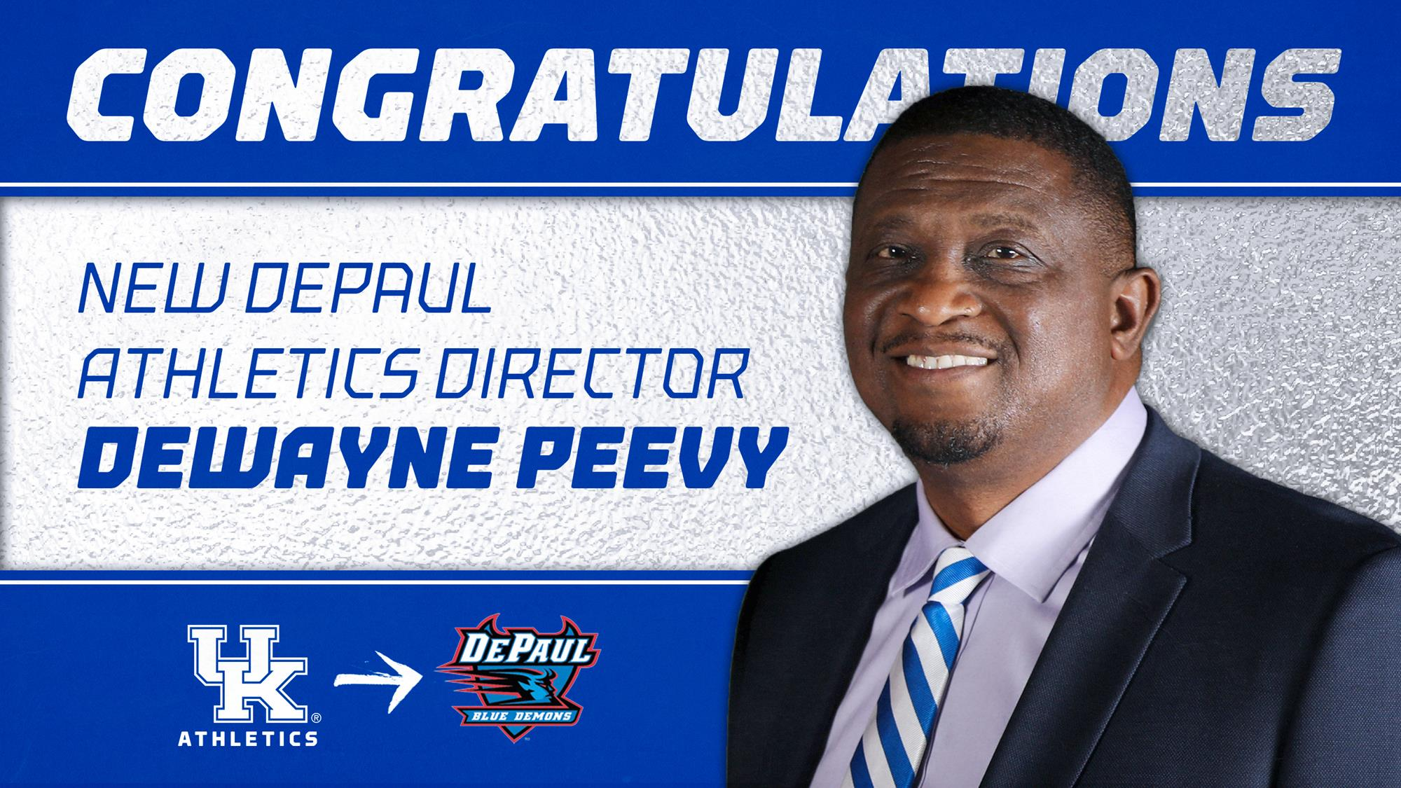 Kentucky’s Peevy Named Director of Athletics at DePaul