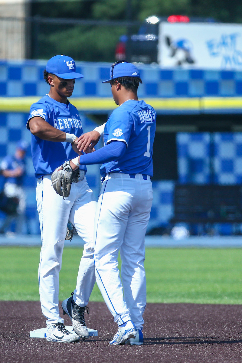 Ryan Ritter. Daniel Harris IV. 

Kentucky beats Auburn 5-1.

Photo by Sarah Caputi | UK Athletics