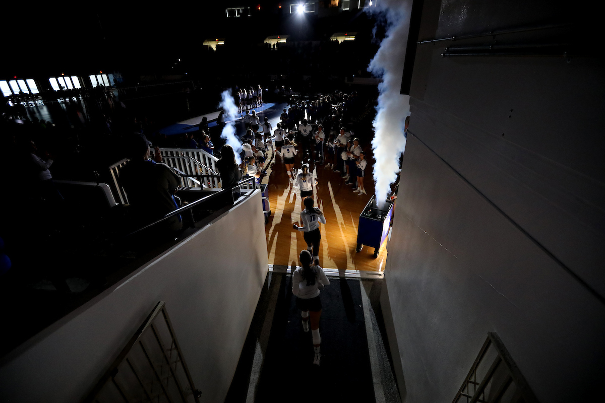 Team.

The University of Kentucky volleyball team defeats Ole Miss.

Photo by Quinn Foster