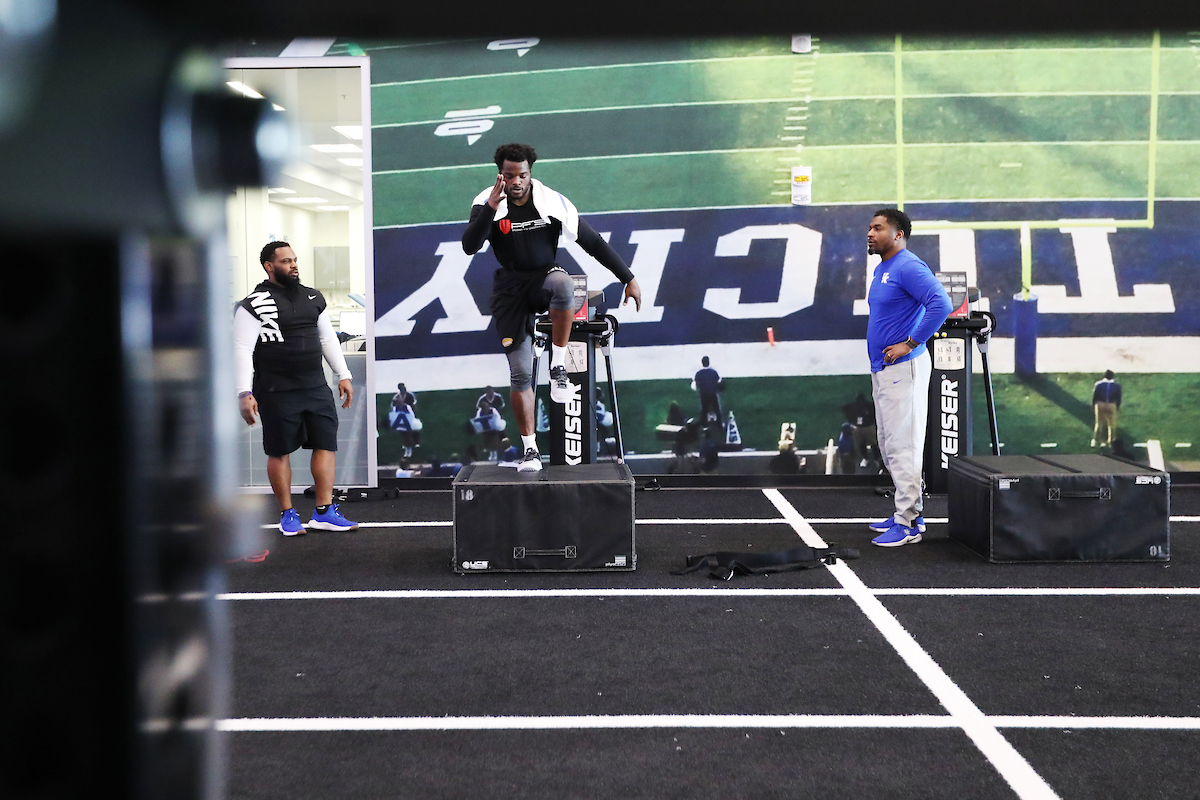 Darius West. 

Photo by Quinn Foster | UK Athletics