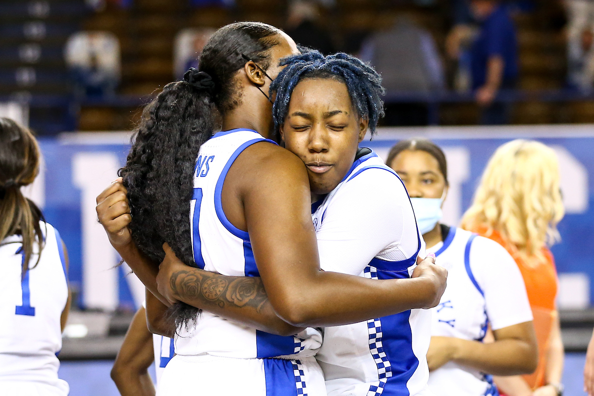 Dreuna Edwards.  

Kentucky beats Indiana 72-68.

Photo by Eddie Justice | UK Athletics