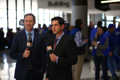 The University of Kentucky Alumni Association hosts a pep rally prior to Kentucky Men's Basketball versus Kansas State in the Sweet Sixteen on Thursday, March 22nd, 2018, at the Georgia World Congress Center in Atlanta, Georgia.

Photo by Quinn Foster I UK Athletics