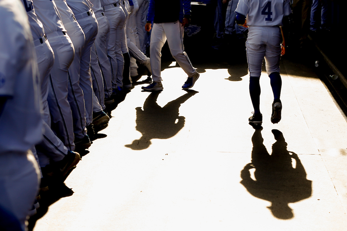 Dugout.

Kentucky baseball defeated EKU 7-3 on opening day at Kentucky Proud Park.

Photo by Chet White | UK Athletics