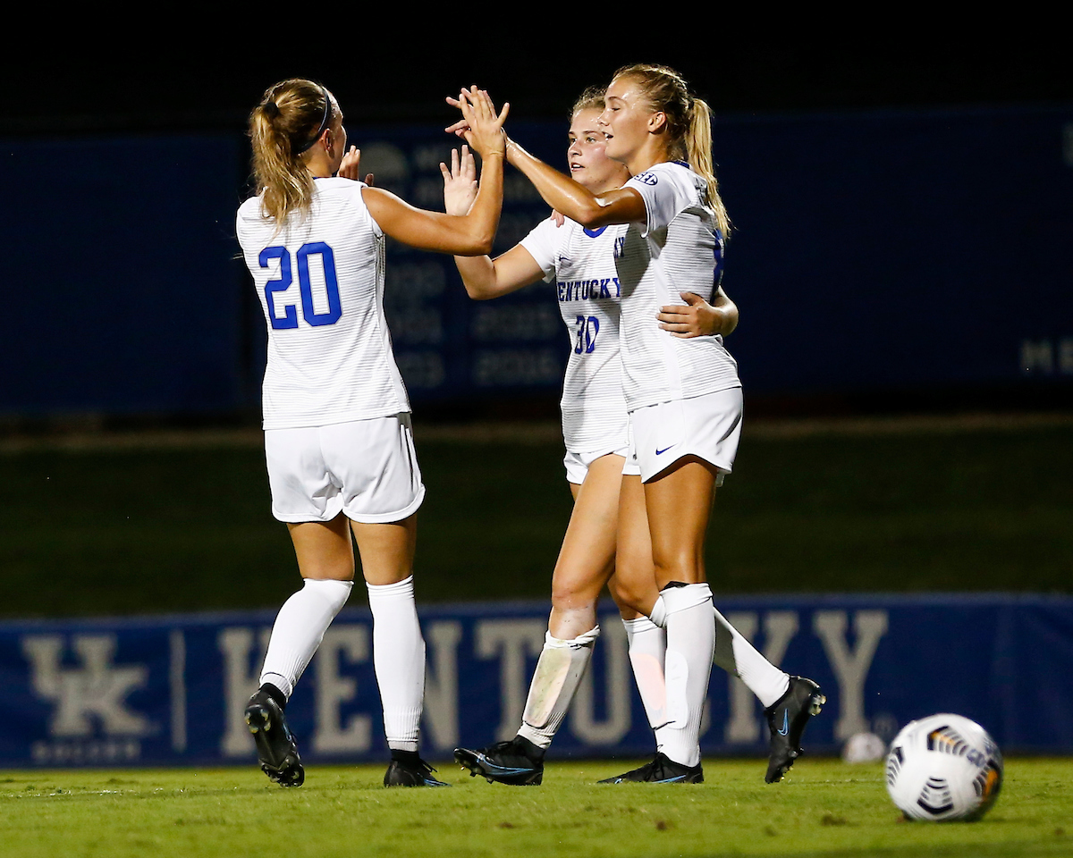 Team.

Kentucky beats Louisiana Lafayette 5-0.

Photo by Grace Bradley | UK Athletics
