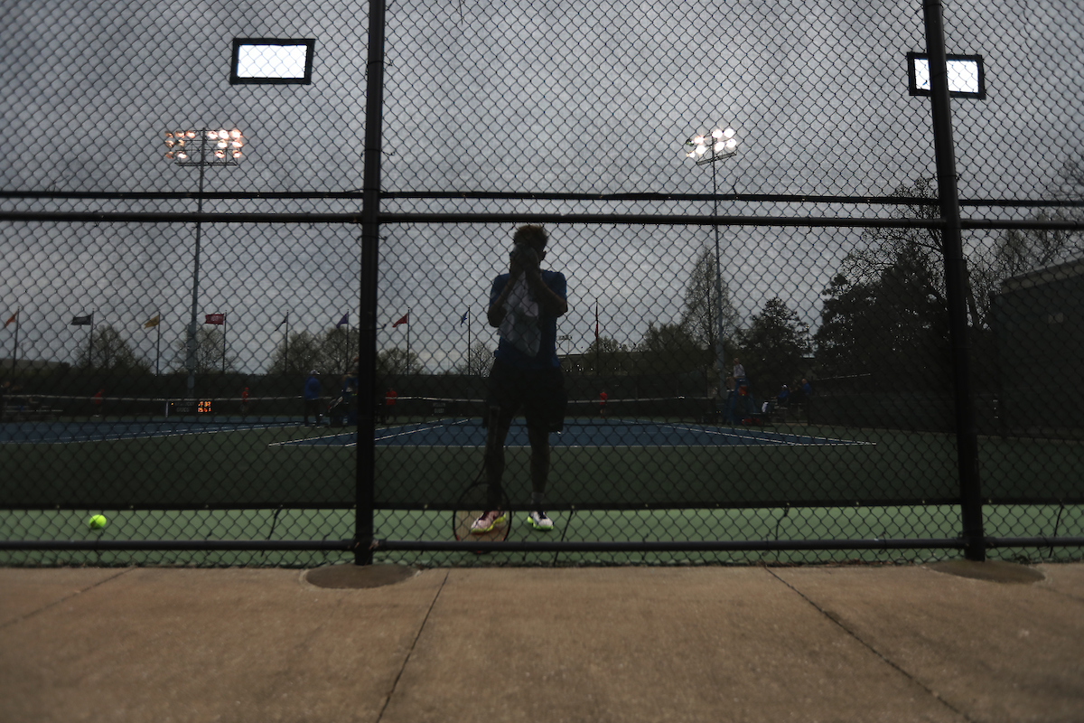 Kento Yamada.

University of Kentucky men's tennis vs. Georgia.

Photo by Quinn Foster | UK Athletics