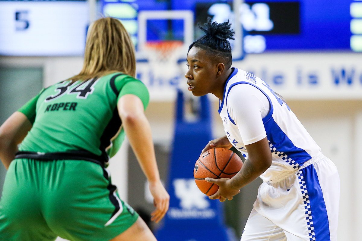 Dre’Una Edwards.

Kentucky beats Marshall 79-45.

Photo by Hannah Phillips | UK Athletics
