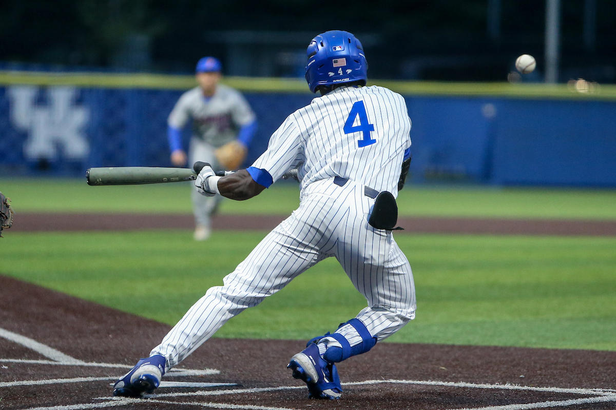 Zeke Lewis.

Kentucky beats Florida 7 - 5.

Photo by Sarah Caputi | UK Athletics