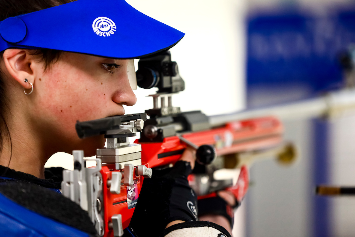 Mary Tucker. 

Kentucky Rifle vs Morehead St.

Photo by Eddie Justice | UK Athletics