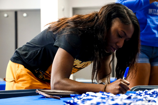 Saniah Tyler.

Kentucky WBB 2022-23 newcomer move in.

Photo by Eddie Justice | UK Athletics