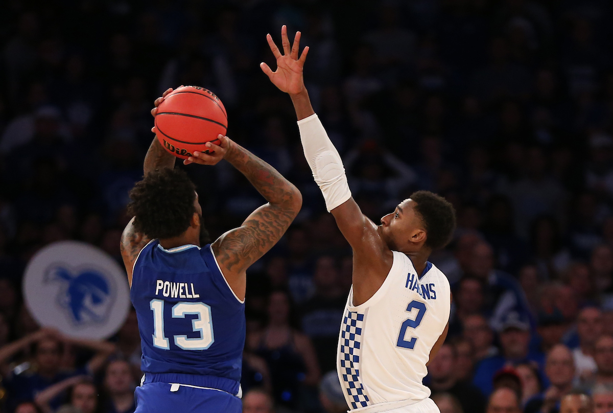 Aston Hagans. 

UK falls to Seton Hall 84-83. 


Photo By Barry Westerman | UK Athletics