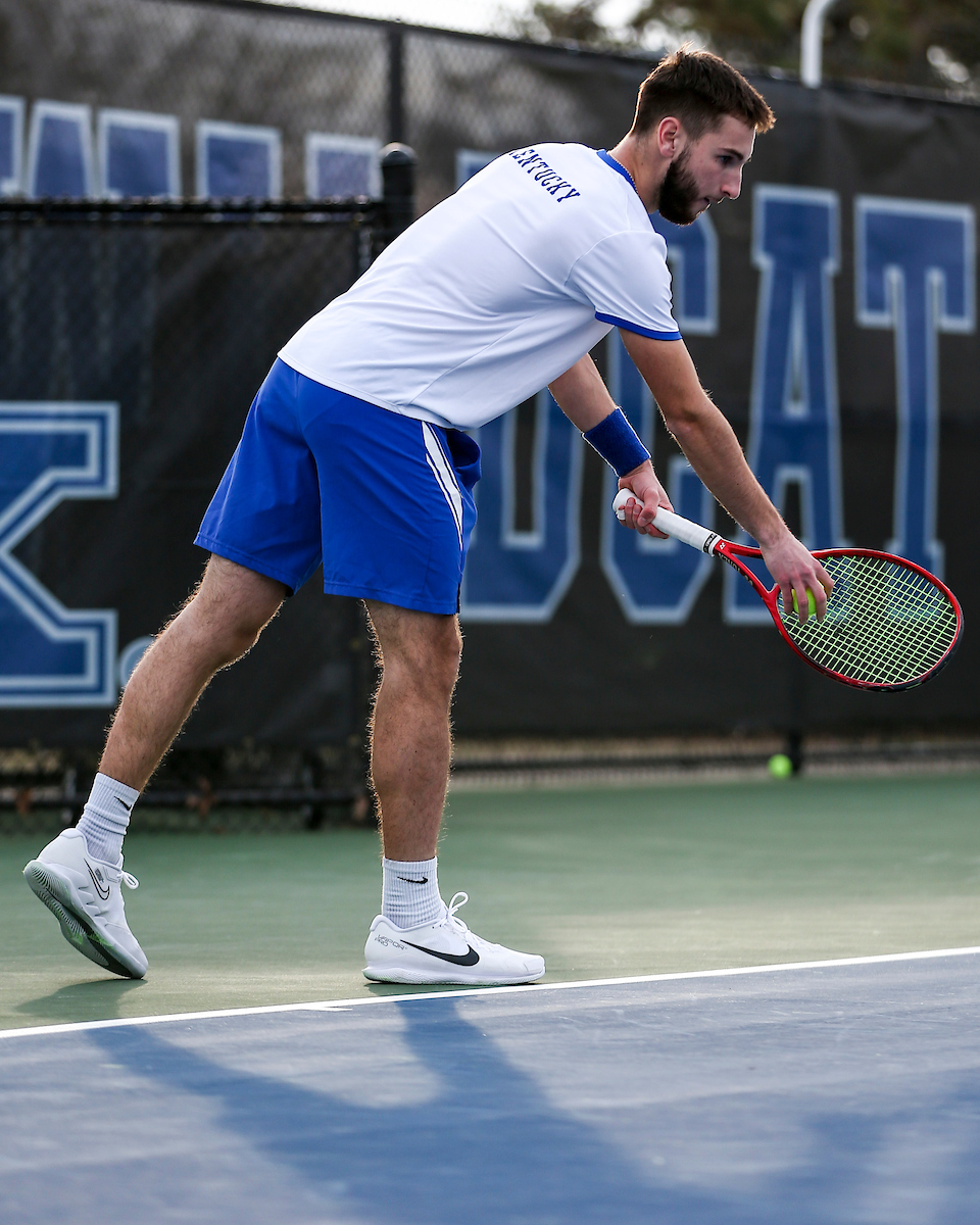 Joshua Lapadat.

Kentucky sweeps Alabama 7-0.

Photo by Grace Bradley | UK Athletics