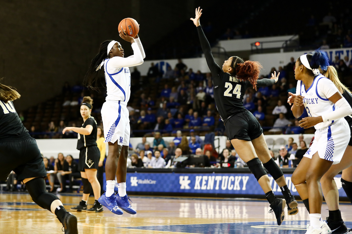 RHYNE HOWARD.

Kentucky women's basketball beats Vandy, 77-55.

Photo by Elliott Hess | UK Athletics