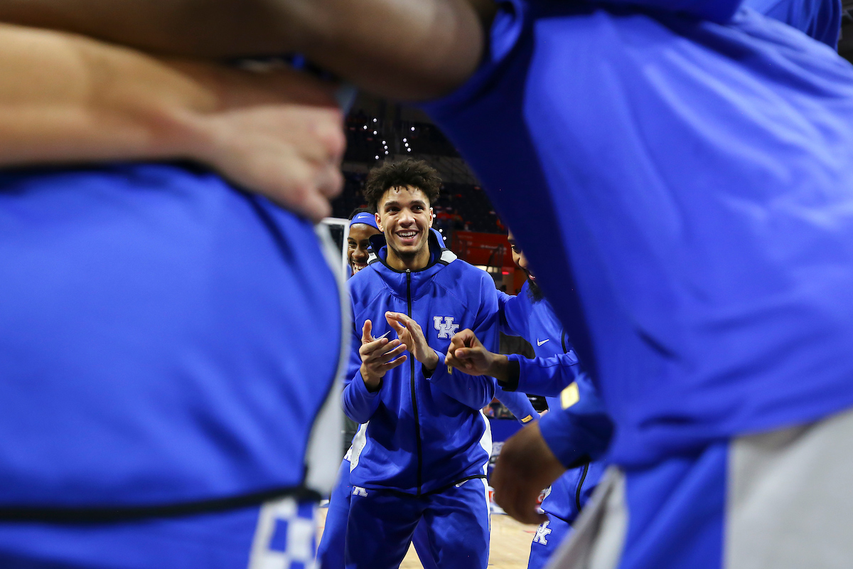Dontaie Allen. Isaiah Jackson. Team.

Kentucky beat Florida 76-58 at the O’Connell Center in Gainesville, Fla.

Photo by Chet White | UK Athletics