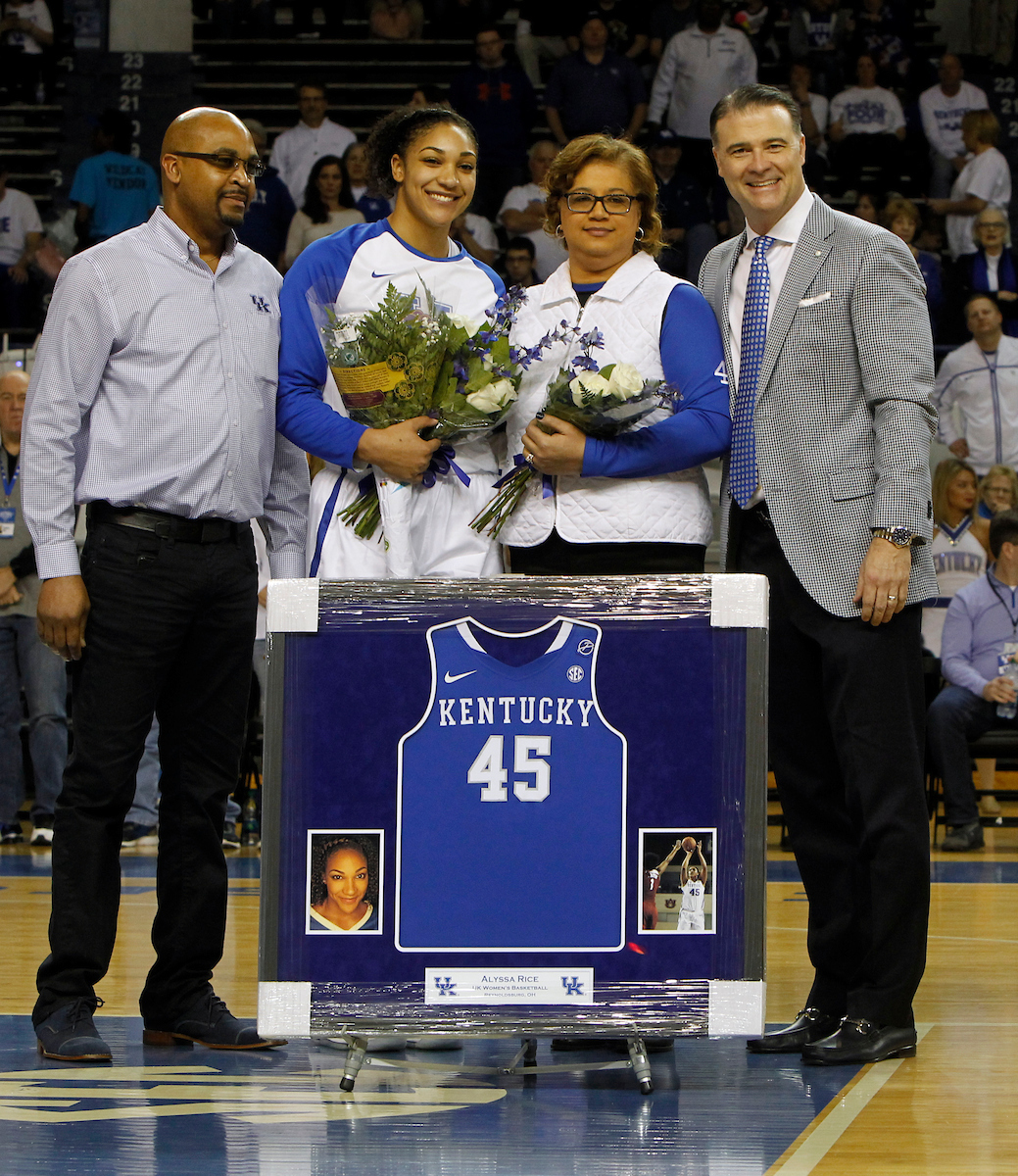 Alyssa Rice

The University of Kentucky women's basketball team falls to Mississippi State on Senior Day on Sunday, February 25, 2018 at the Memorial Coliseum.

Photo by Matt Goins