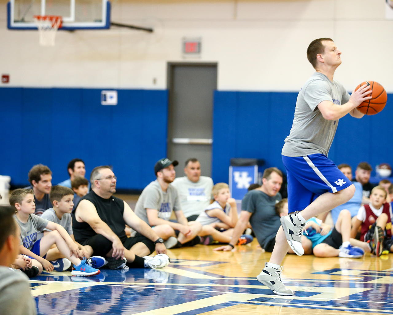 The 2021 John Calipari Father-Son Camp. 

Photo by Eddie Justice | UK Athletics