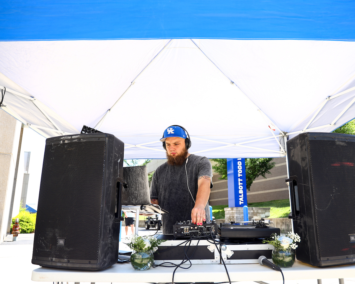 DJ Warren Peace.

Juneteenth Luncheon.

Photo by Eddie Justice | UK Athletics