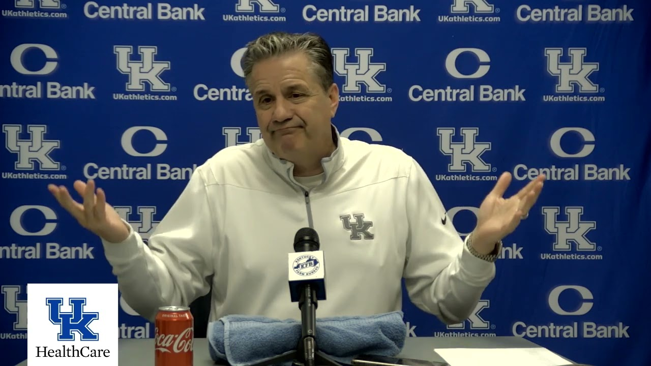 MBB: Coach Calipari, Grady, and Washington - Pre-Alabama