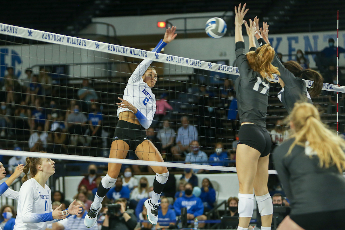 Madi Skinner.

Kentucky beats Mizzou 3 - 0.

Photo by Sarah Caputi | UK Athletics