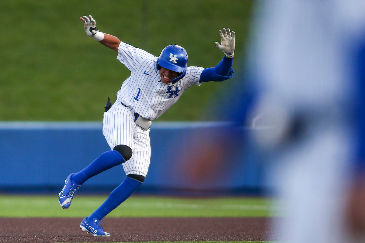 Daniel Harris IV.

Kentucky defeats Dayton 12-1.

Photo by Grace Bradley | UK Athletics