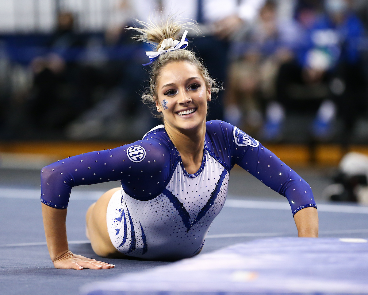 Isabella Magnelli.

Kentucky gymnastics loses to Florida.

Photo by Tommy Quarles | UK Athletics