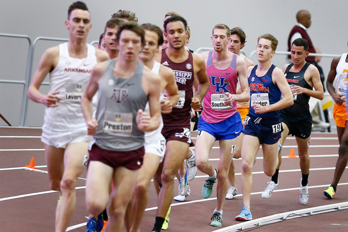 Daniel Southard.

The University of Kentucky track and field team competes in day two of the 2018 SEC Indoor Track and Field Championships at the Gilliam Indoor Track Stadium in College Station, TX., on Sunday, February 25, 2018.

Photo by Chet White | UK Athletics