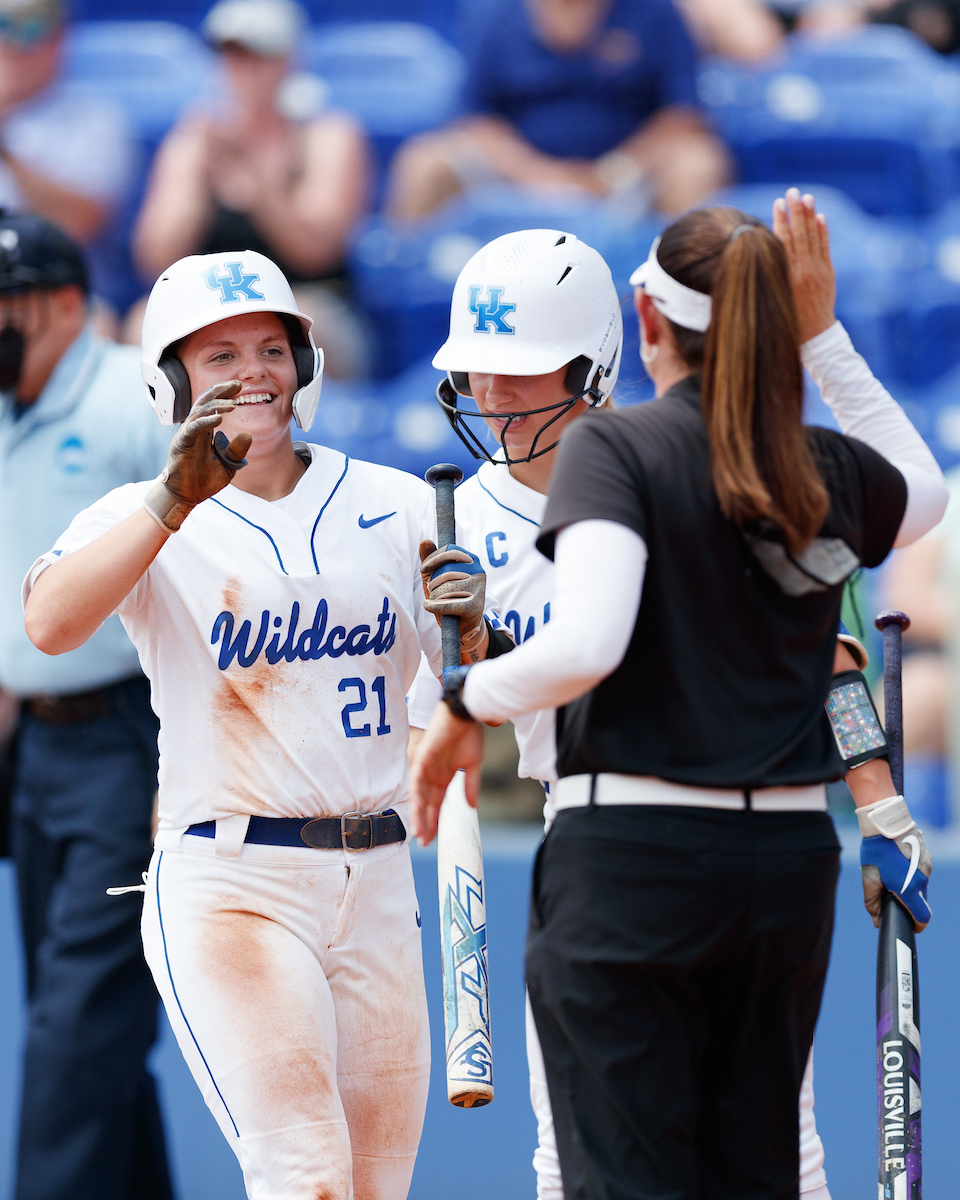 ERIN COFFEL.

Kentucky falls to Notre Dame, 12-3.

Photo by Elliott Hess | UK Athletics