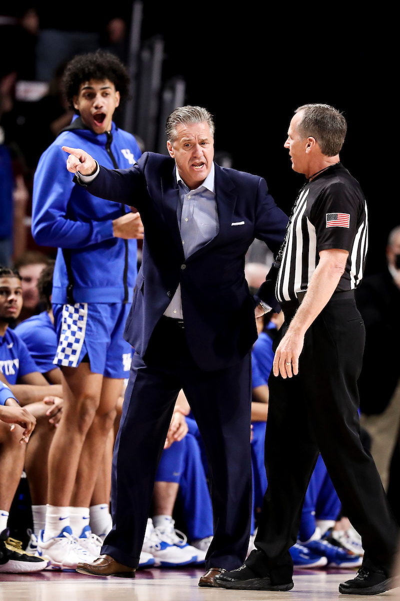 John Calipari. Jacob Toppin.

Kentucky beat South Carolina 86-76.

Photos by Chet White | UK Athletics