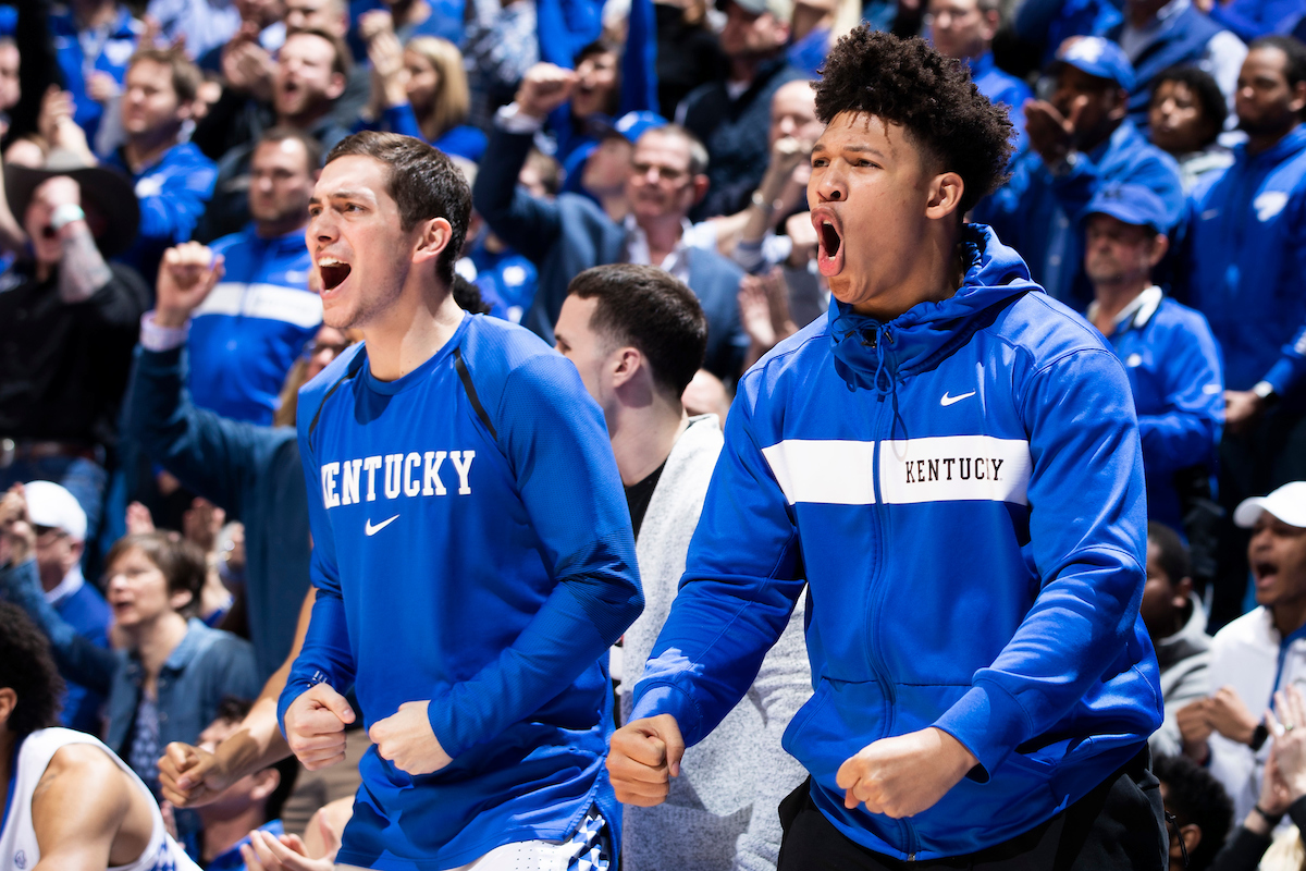 Zan Payne. Jonny David.

UK falls to LSU 73-71.

Photo by Chet White | UK Athletics