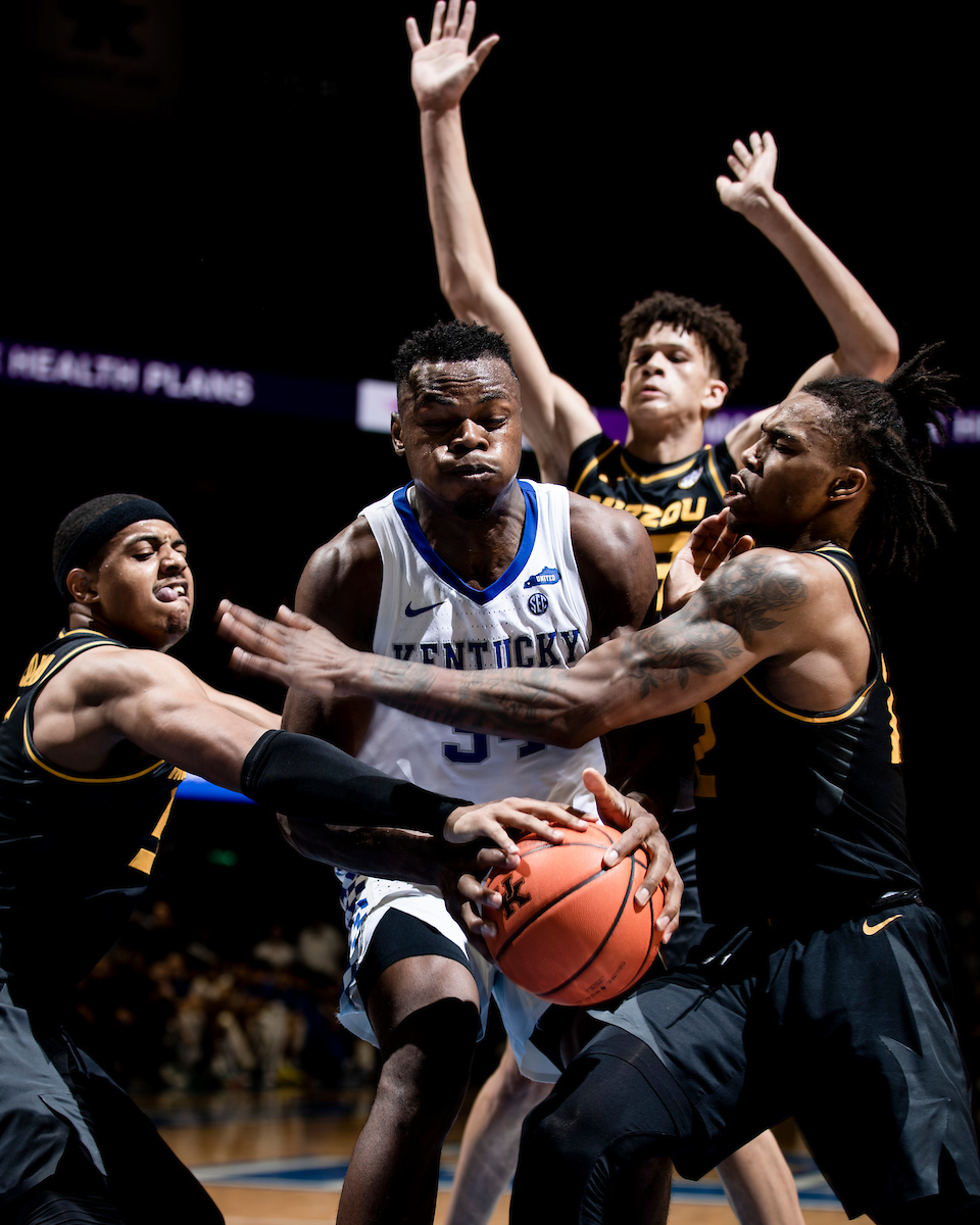 Oscar Tshiebwe.

Kentucky beat Missouri 83-56.

Photos by Chet White | UK Athletics