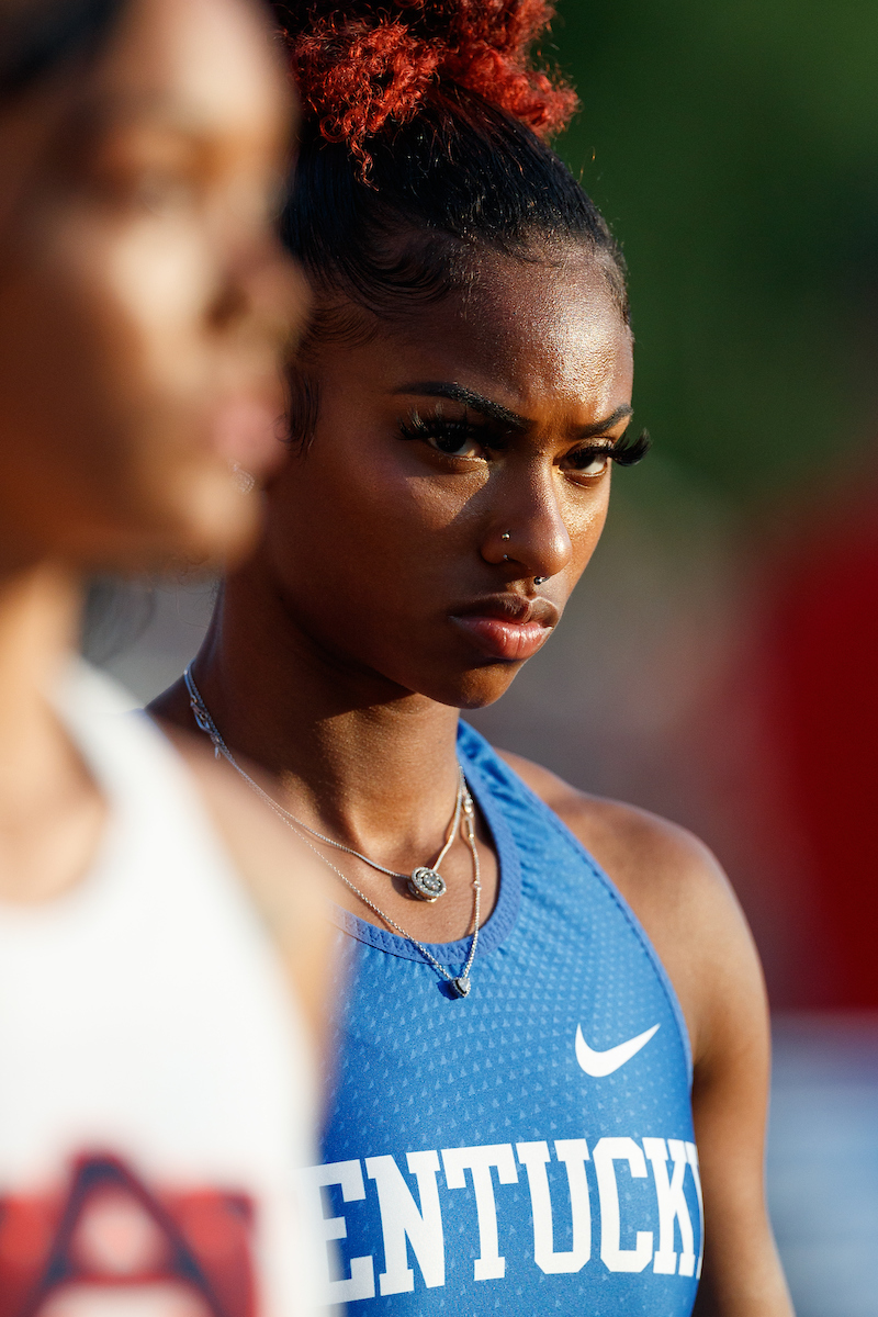 Masai Russell.

SEC Day 3.

Elliott Hess | UK Athletics