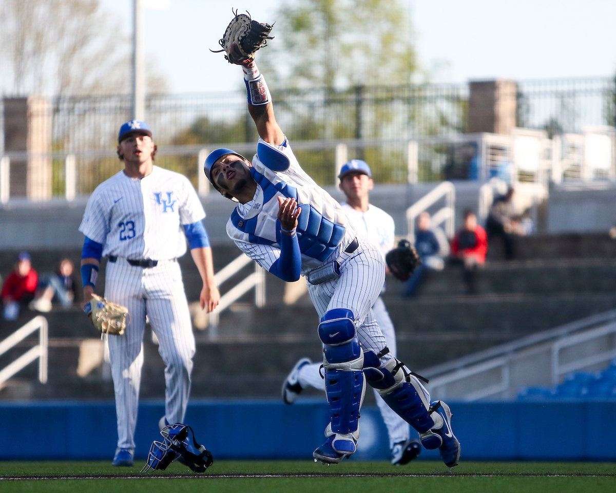 Devin Burkes.

Kentucky defeats Dayton 12-1.

Photo by Sarah Caputi | UK Athletics