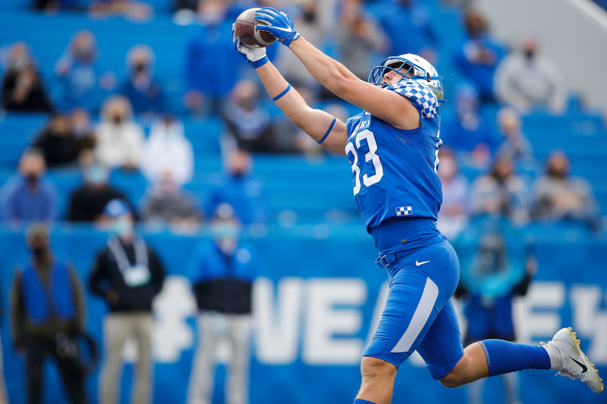 Justin Rigg.

UK beat Vandy 38-35.

Photo by Chet White | UK Athletics