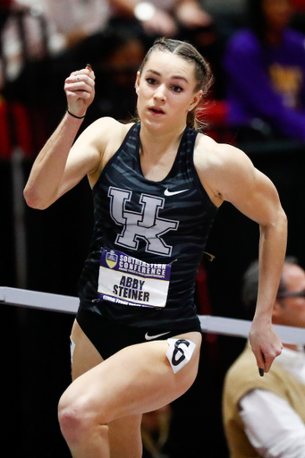 Abby Steiner.

Day one of the 2019 SEC Indoor Track and Field Championships.

Photo by Chet White | UK Athletics