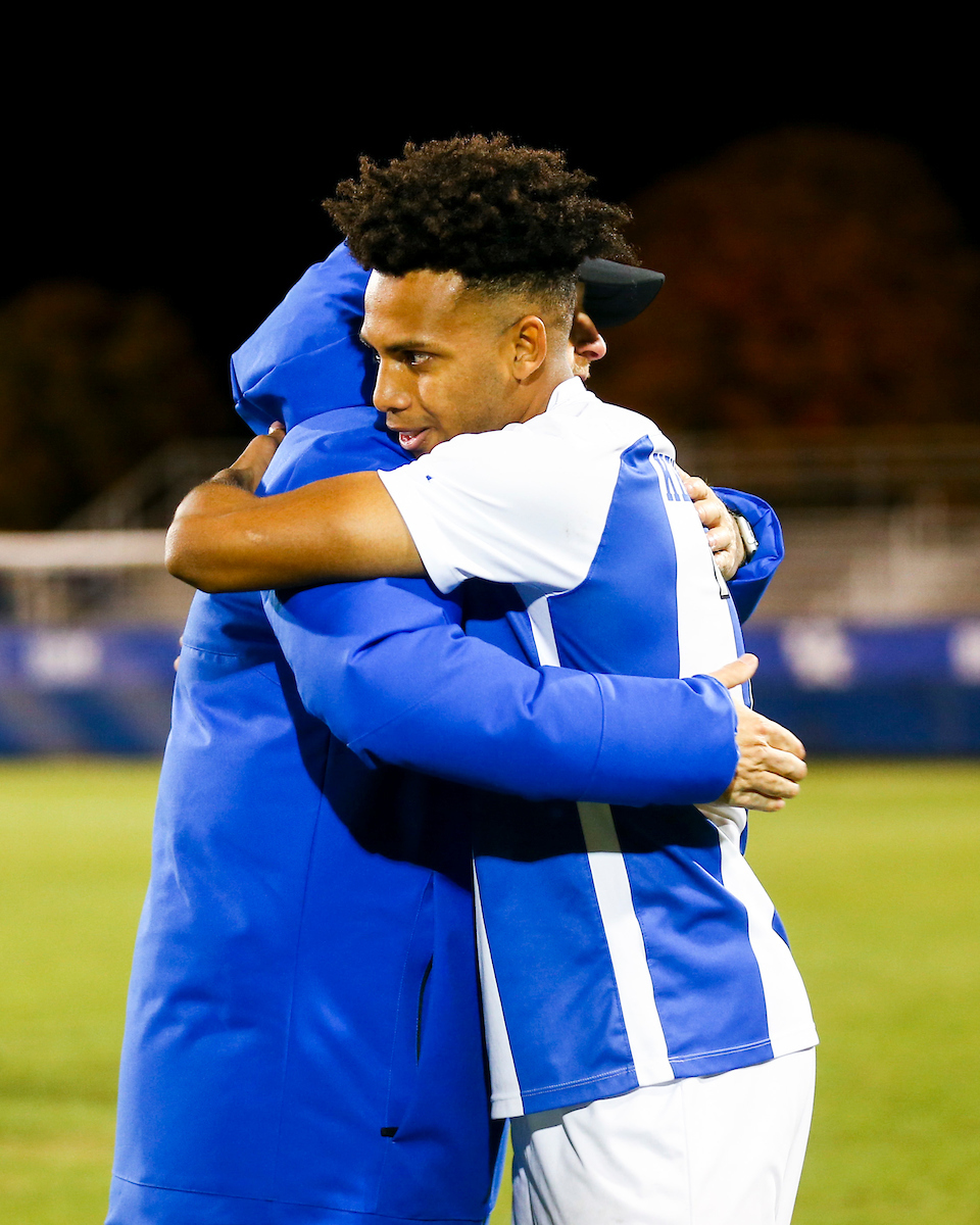 Johan Cedergren, Daniel Evans.

Kentucky MSOC Recognizes 14 Seniors.

Photo by Grace Bradley | UK Athletics